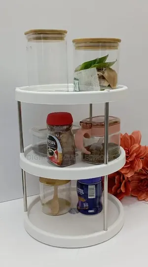 *3 Tier Rotating Kitchen Storage Rack