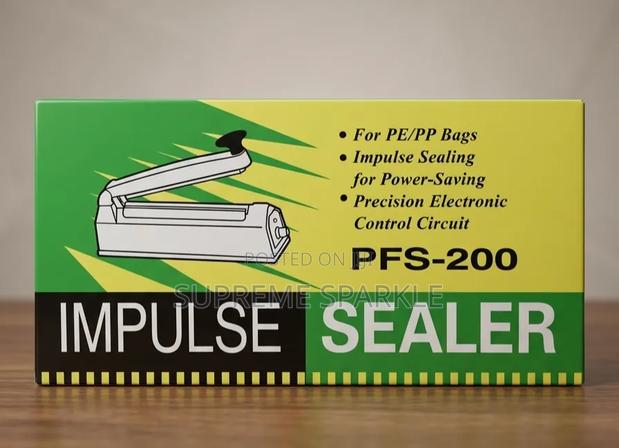 PFS-200 Impulse Sealer for Sealing Pe/Pp Bags.