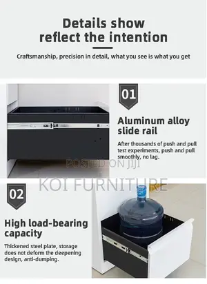 Office Cabinet; Office Executuve Cabinet With 4 Lockable Drawers