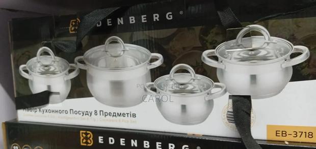 8pcs Edenberg Stainless Steel Cookware