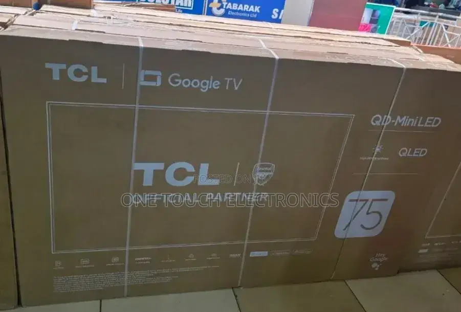 TCL 75c6k Qd-Mini Led Google TV – 75 Inch, Uhd