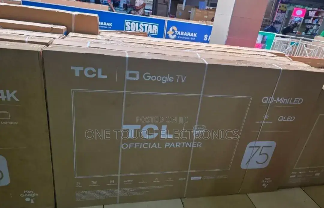 TCL 75c6k Qd-Mini Led Google TV – 75 Inch, Uhd