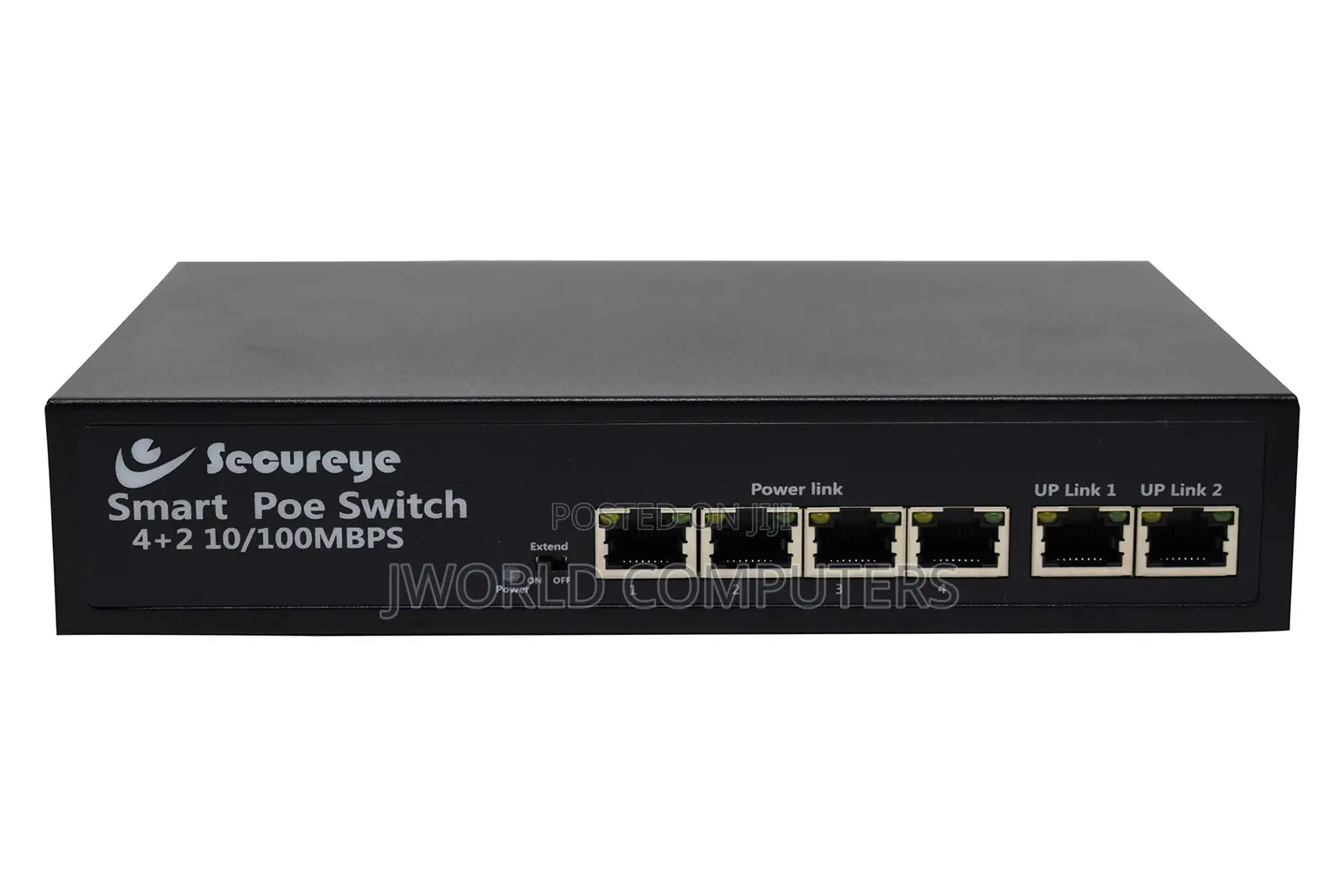 Secureye 4 Port Gigabit Poe + 2ge Uplink+ 1 Sfp Switch