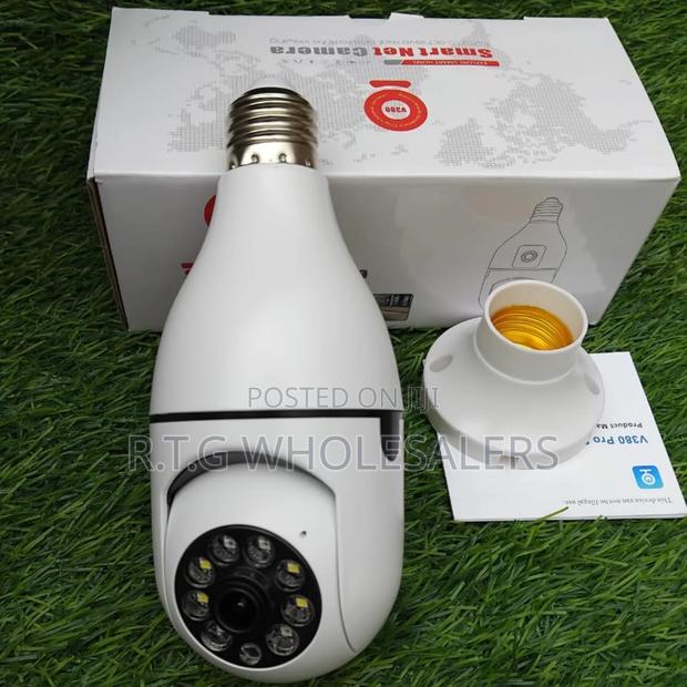 Wifi Bulb PTZ Camera Single Lens 360° Security Camera