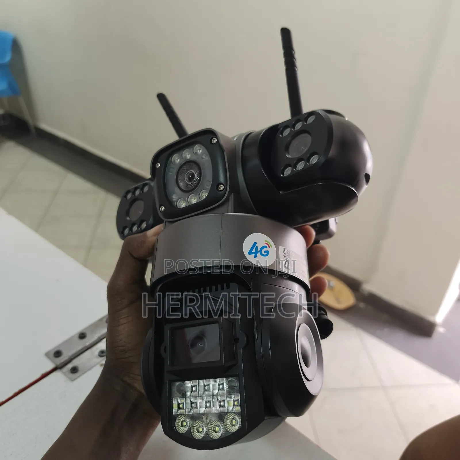 Triple Lens 4g Electric Model CCTV Camera