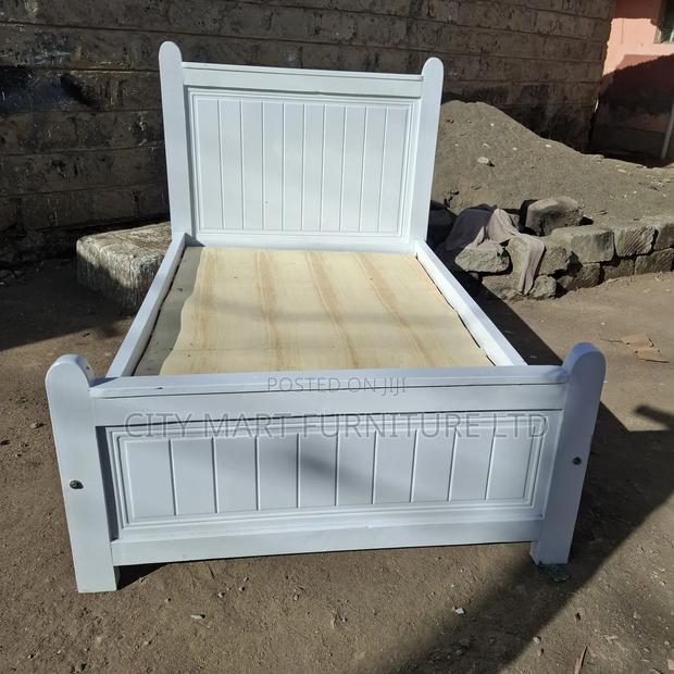Wooden 5 by 6 Bed(Free Delivery (