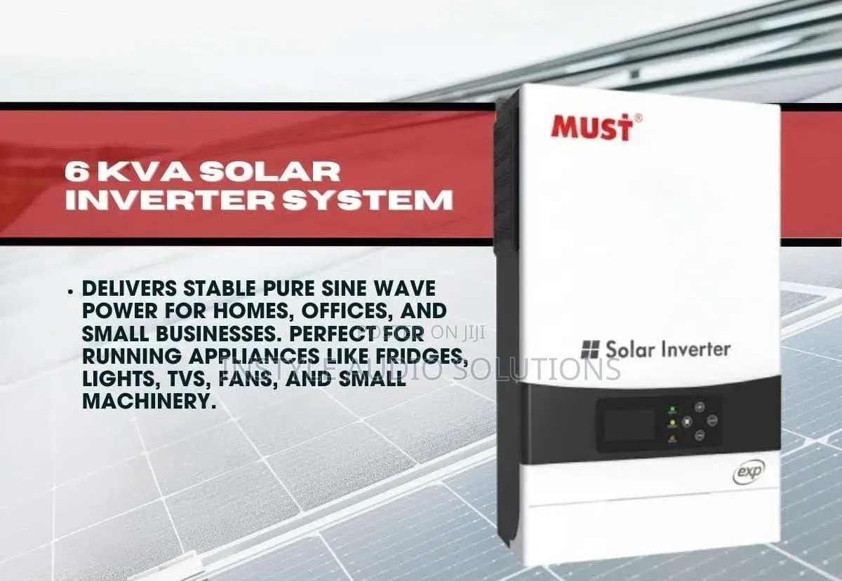 Must 6kva - 48v (80a MPPT - 245 Vdc) Low Frequency Hybrid Inverter