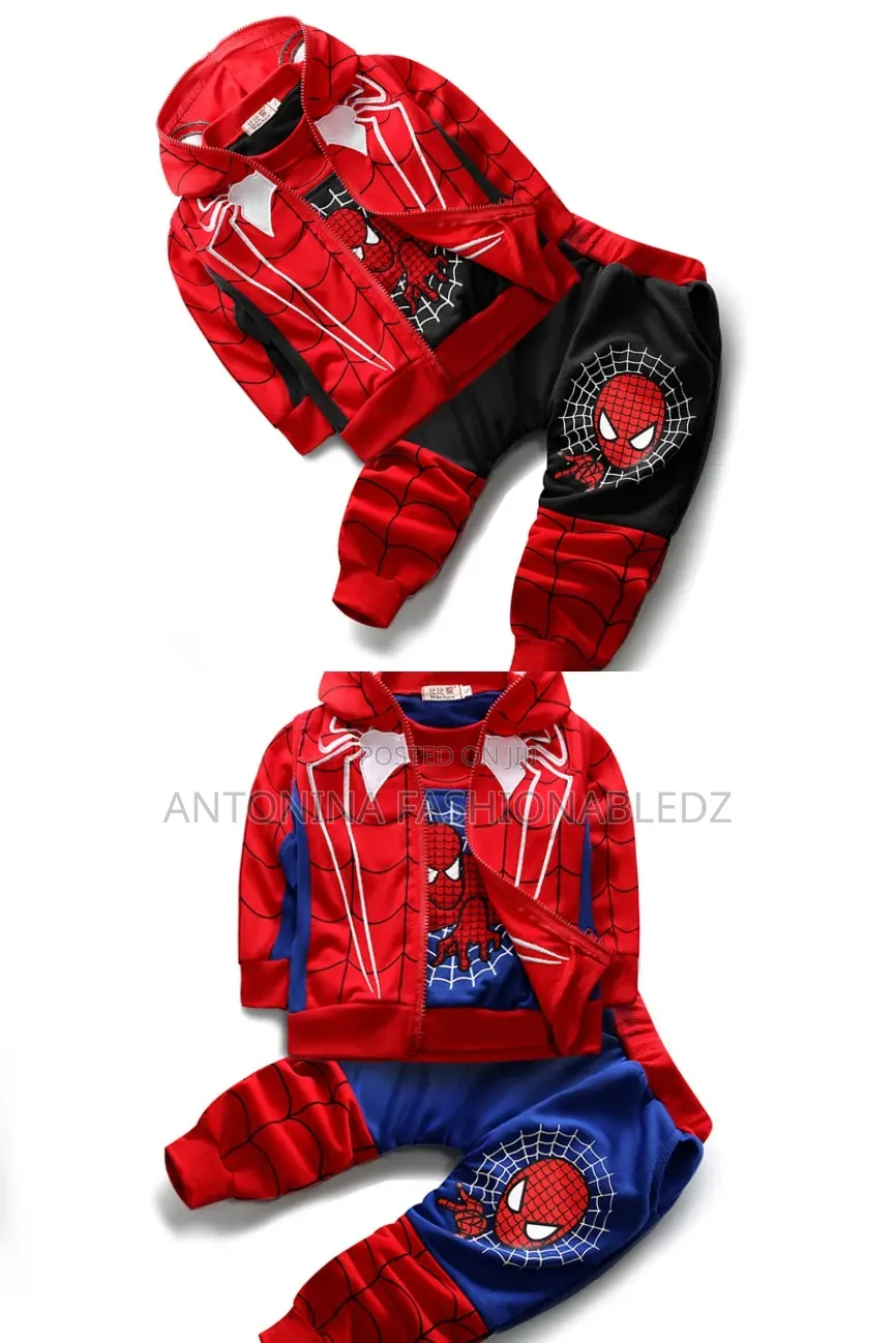 Kids Spider Outfit Set2-6yrz