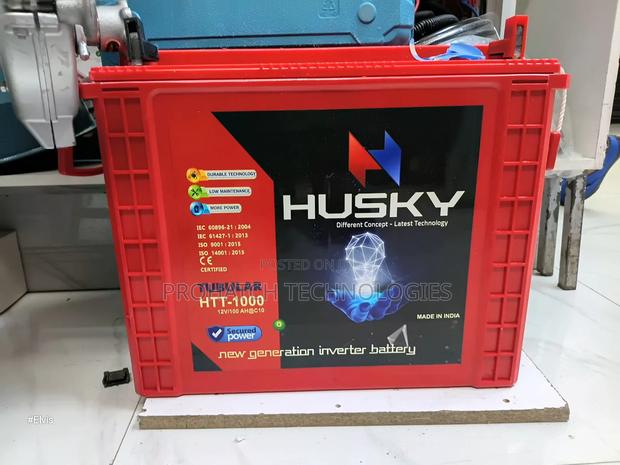 Husky 200ah Tall Tubular Battery - thumbnail 2