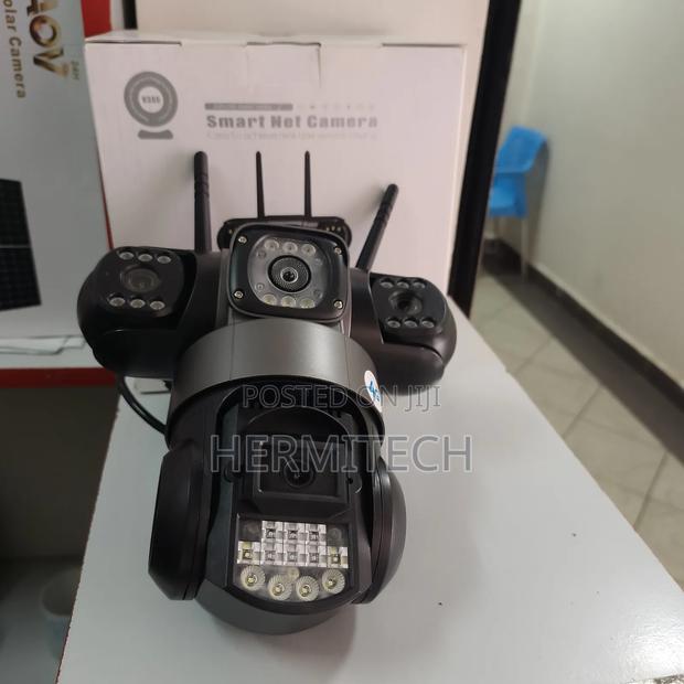 V380 Triple Lens 4g Model Powered by Electricity Has Ethernet Cable