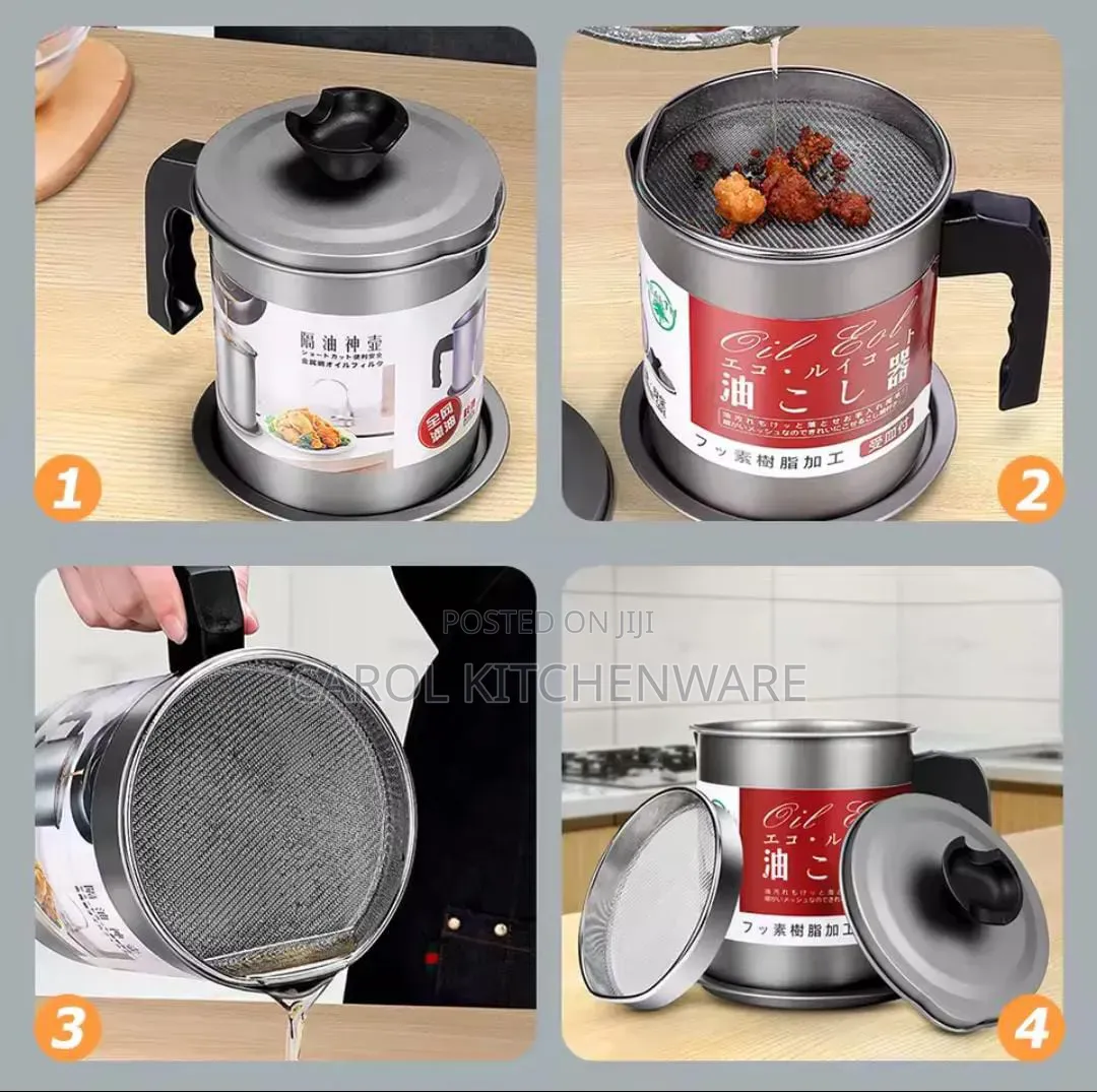 Stainless Steel Oil Filter Pot Can/1.4 LTR Oil Filter Pot