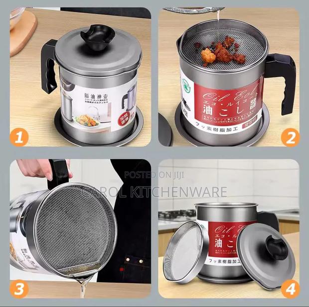 Stainless Steel Oil Filter Pot Can/1.4 LTR Oil Filter Pot