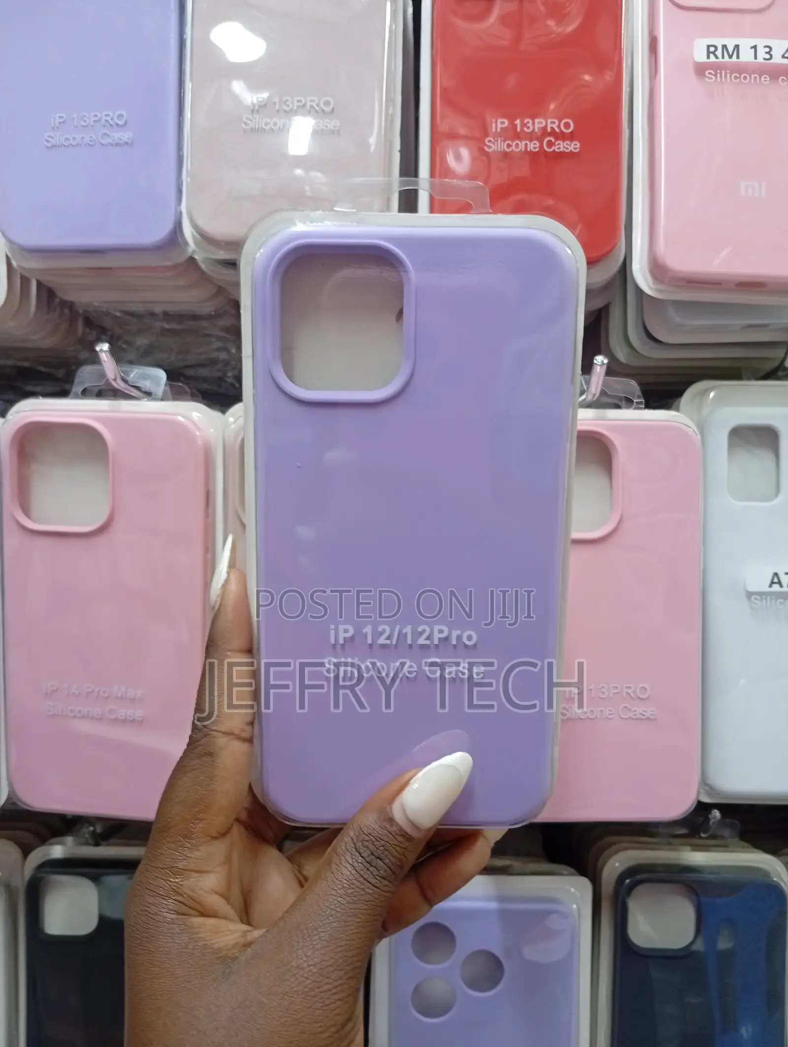 Features a Collection of Silicone Protective Cases for Apple iPhones,