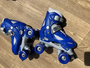 Blue Four Wheeler Roller Skates(Quad Skates)