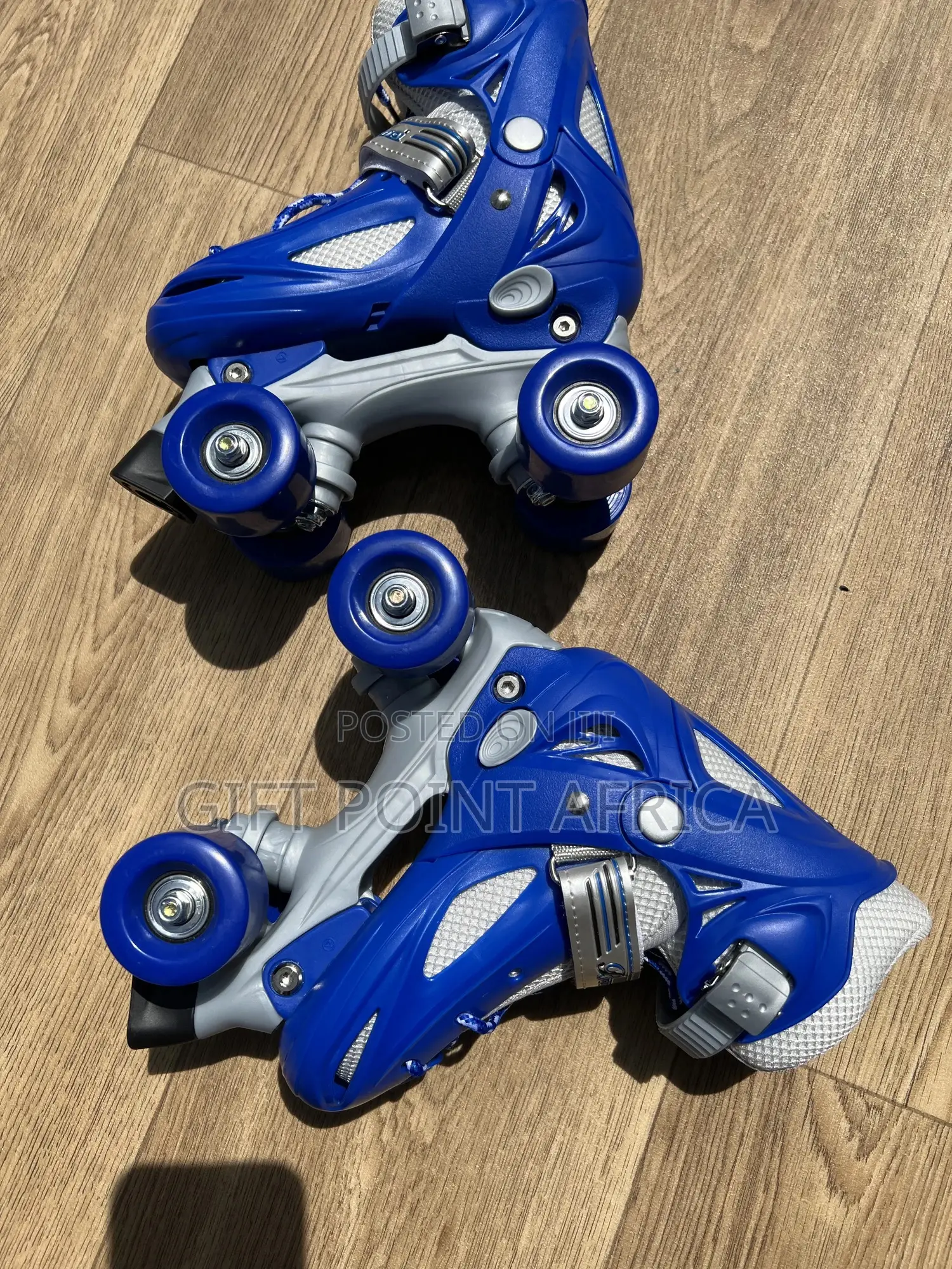 Blue Four Wheeler Roller Skates(Quad Skates)