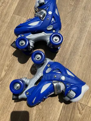 Blue Four Wheeler Roller Skates(Quad Skates)