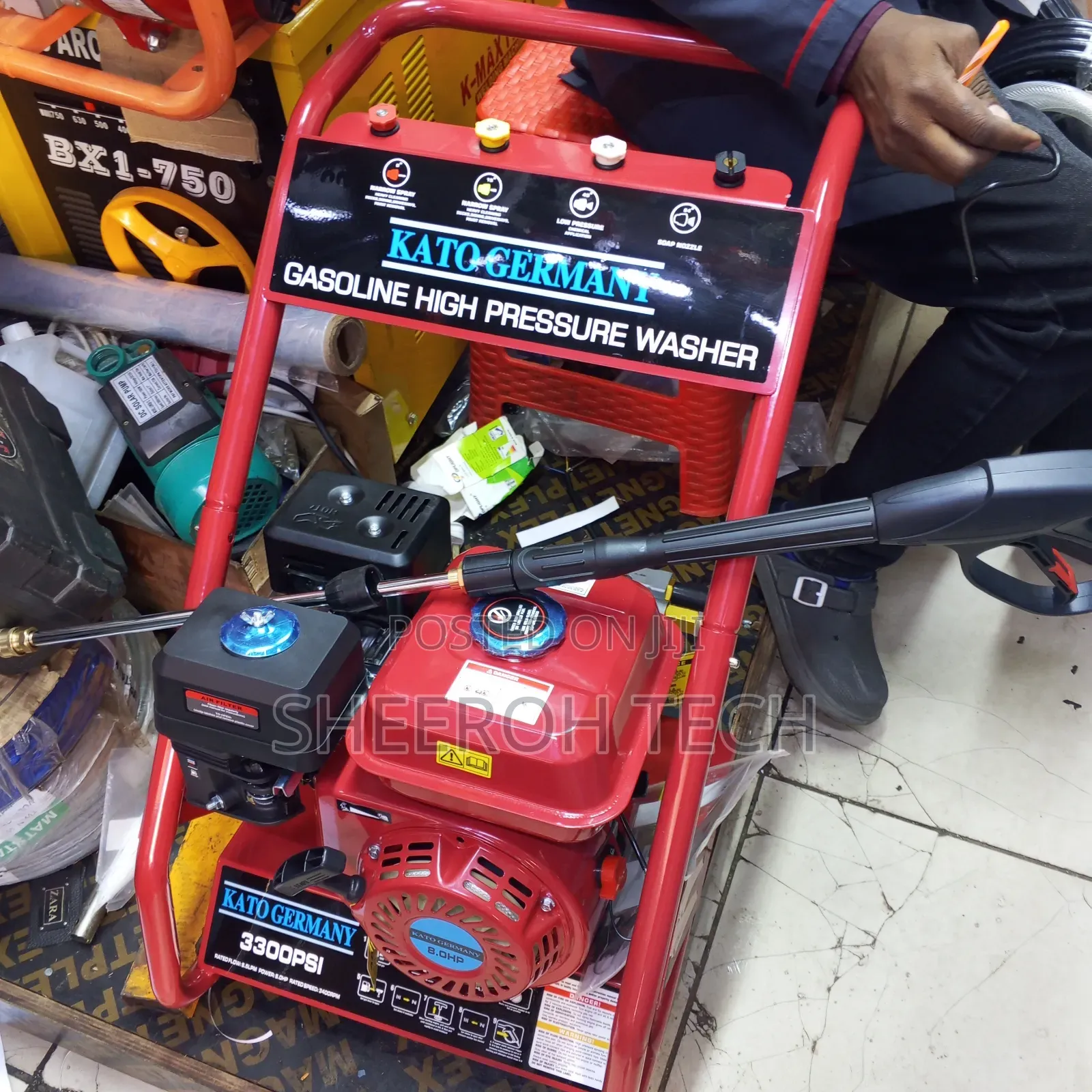 Kato Germany Gasoline High Pressure Washer Machine 3300psi