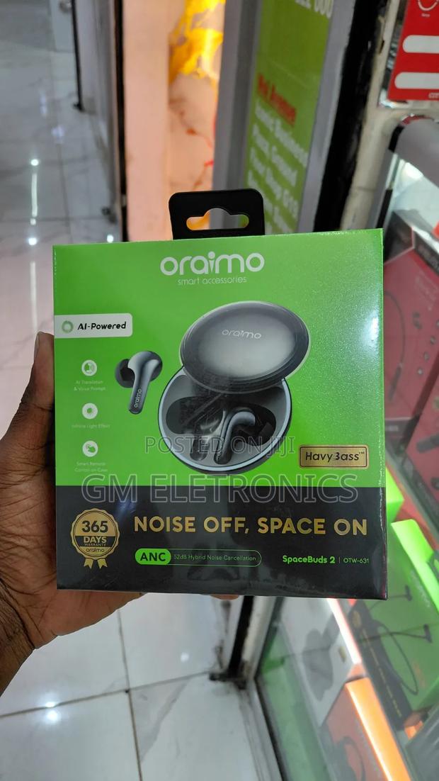 Oraimo Spacebuds 2 Earbuds- Active Noise Cancellation.
