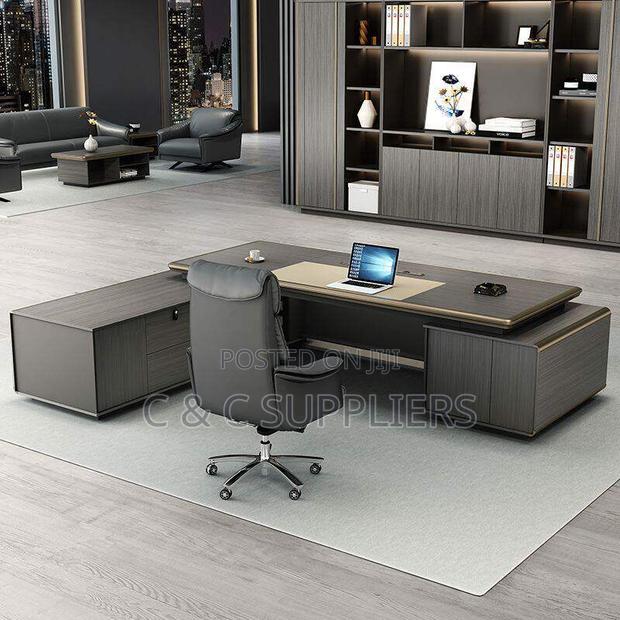 Office Desks; High-End Executive Desk - 180cm - thumbnail 4