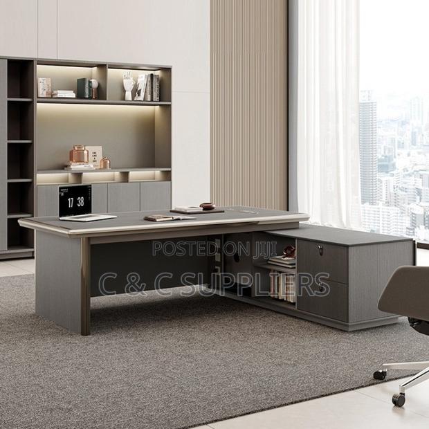 Office Desks; High-End Executive Desk - 180cm - thumbnail 6