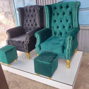 King Seats With Platform Black And Green
