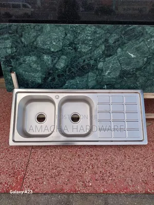 120*50 Double Bowl,Single Drain Sink