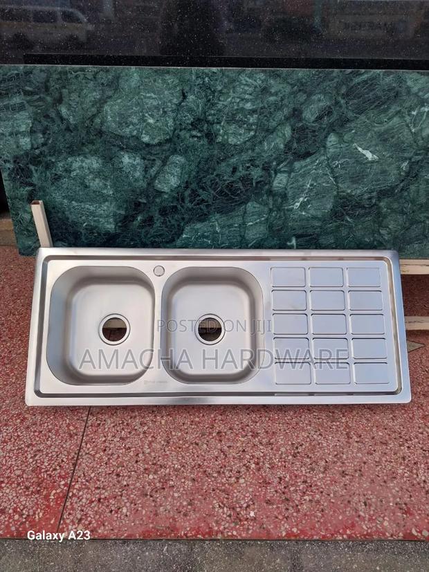 120*50 Double Bowl,Single Drain Sink