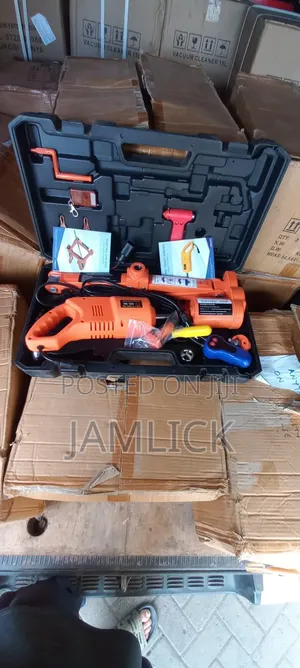 Electric Car Power Jack + Wheel Spanner Kit Heavy Duty 12v –Jm