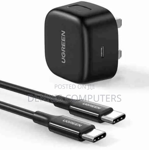 Ugreen Usb-c 25w Pd Charger With C-c 2m Cable Uk Black - Cd250