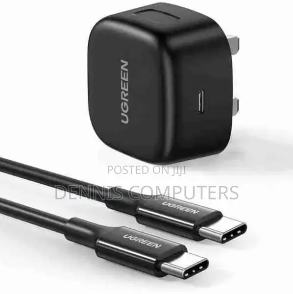 Ugreen Usb-c 25w Pd Charger With C-c 2m Cable Uk Black - Cd250
