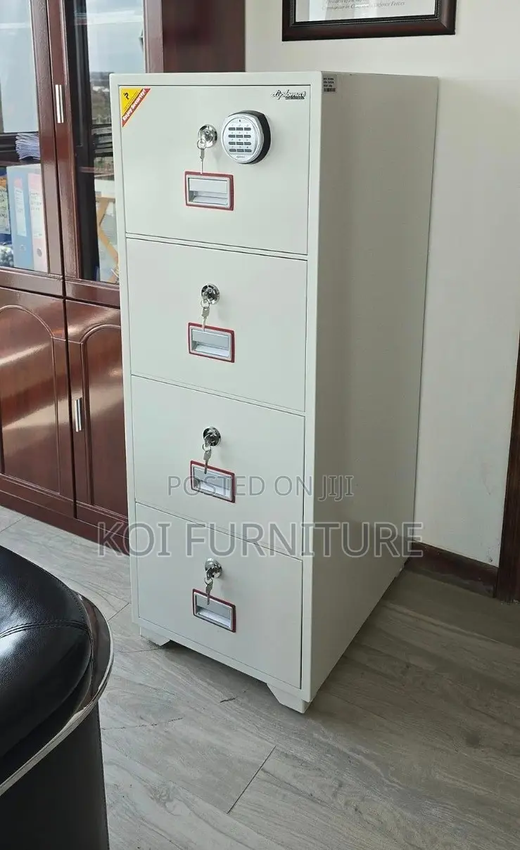 Storage Units; Heavy Metallic 270kgs Executive Cabinet Safe