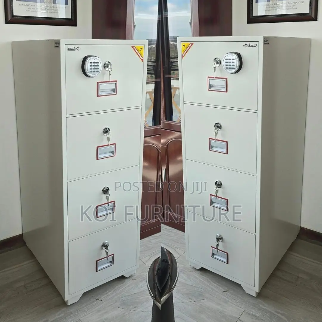 Storage Units; Heavy Metallic 270kgs Executive Cabinet Safe