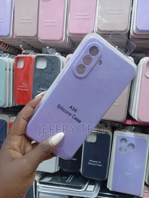 Lavender Silicone Back Case for a Samsung Galaxy A05s Smartphone.
