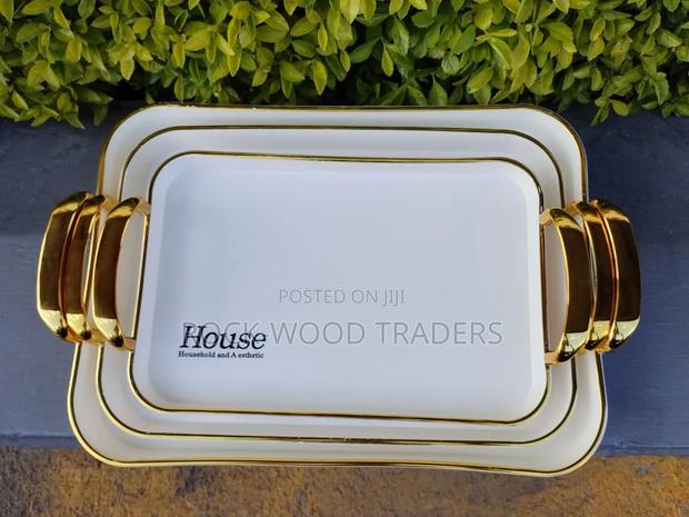 Acrylic Breakfast Trays 3pcs