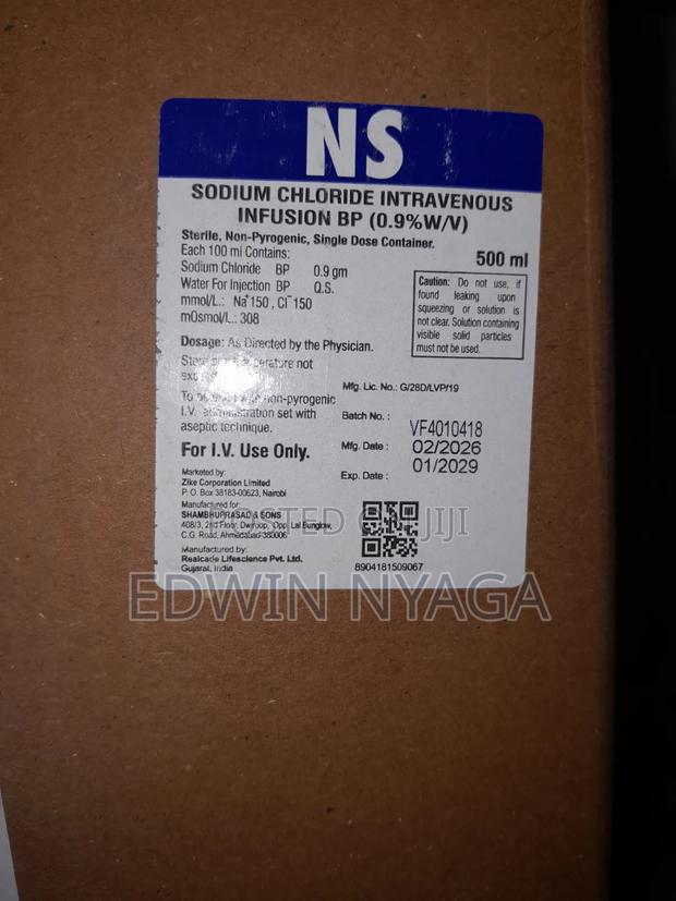 Normal Saline/ Ns/ Isotonic Solution - main view