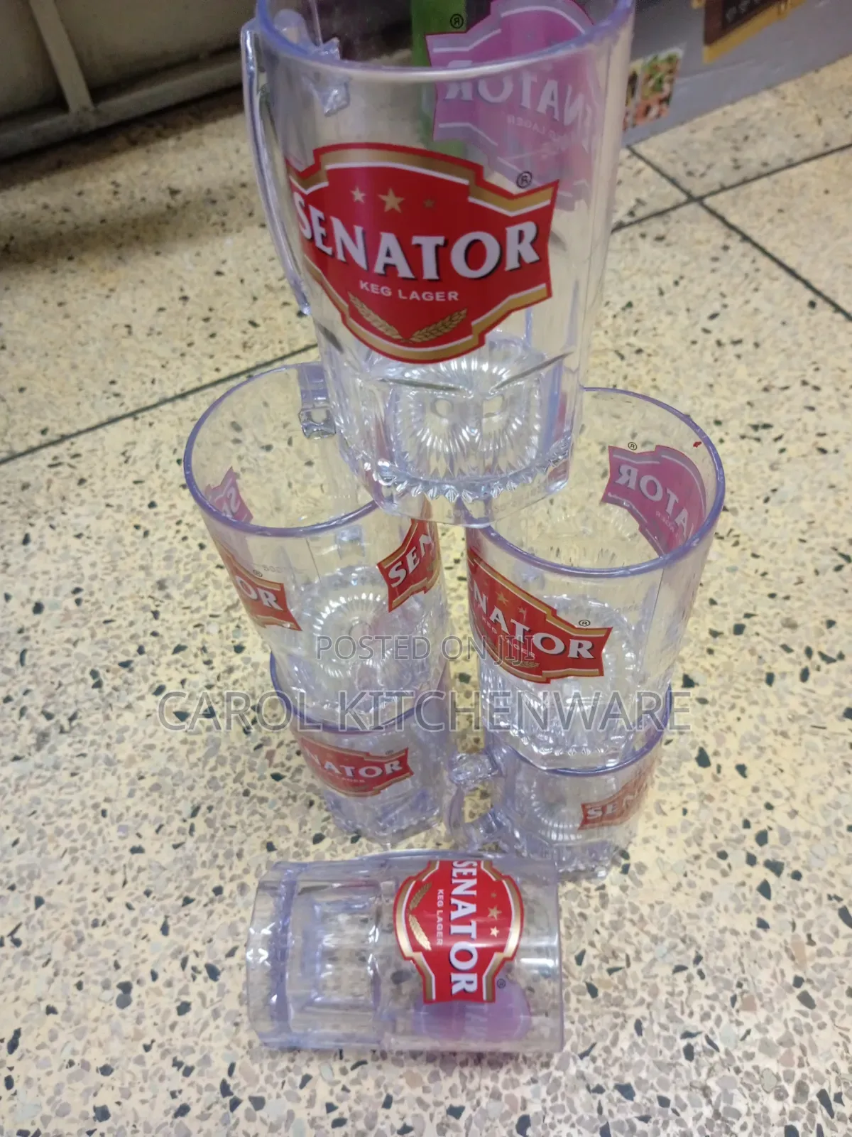 6 PCS Keg Beer Mug / Senator Keg Beer Mug