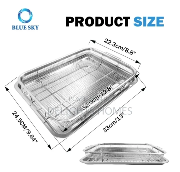 Stainless Steel French Fries Basket + Tray*