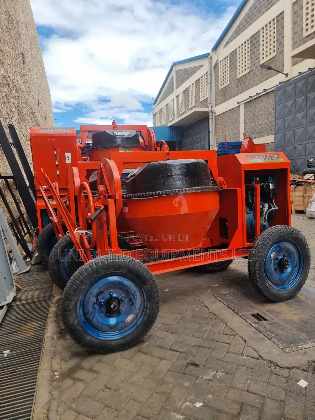Titan Concrete Mixer -500ltrs 8hp (Indian Mixer)