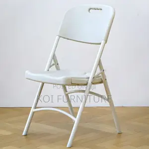 Office Chairs; Mid Backrest Plastic Foldable Picnic Chairs