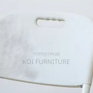 Office Chairs; Mid Backrest Plastic Foldable Picnic Chairs