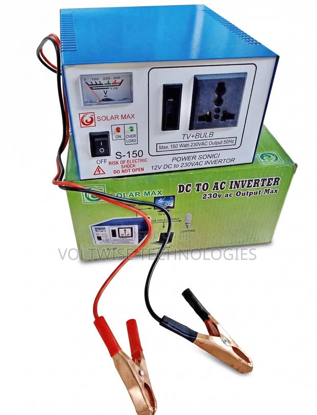 Solar Max S-150 Portable Power Inverter | 12v Dc to 230v Ac Converter