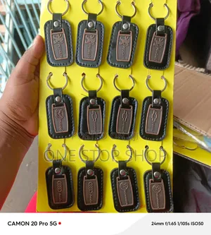 Branded Leather Key Chain for Different Car Models