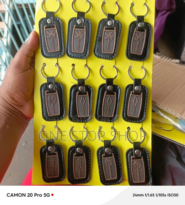 Branded Leather Key Chain for Different Car Models