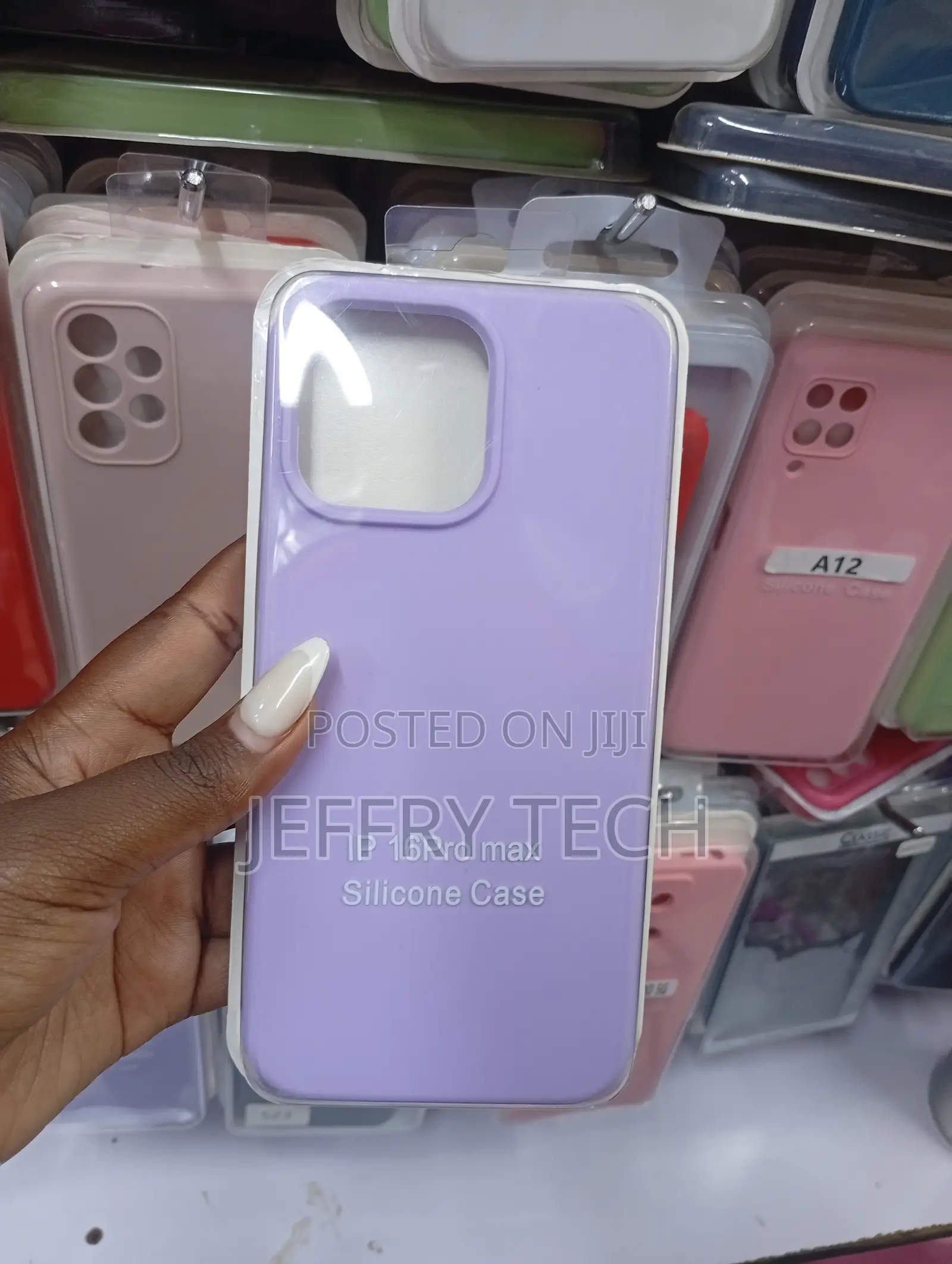 Liquid Silicone Phone Case Designed for the Apple iPhone 16 Pro Max.