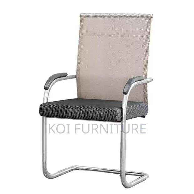 Office Chairs; Mesh Fabric Office Chair With Hig Backrest - thumbnail 2