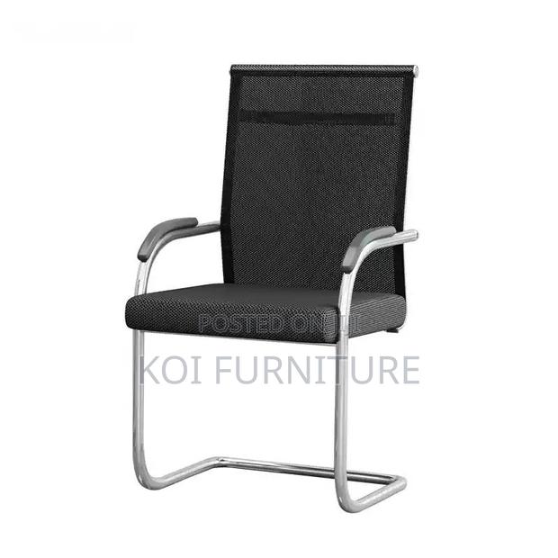 Office Chairs; Mesh Fabric Office Chair With Hig Backrest - thumbnail 3