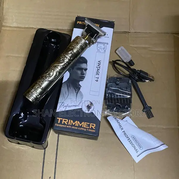 Cordless Hair Clipper Vintage T9 Hair Trimmer