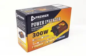 Premier 300w Car Power Inverter – 12v Dc to 220v Ac Converter