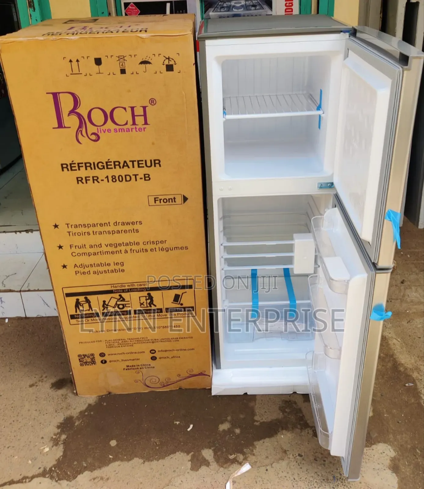 *Roch Fridge 138l 180dt Refrigerator