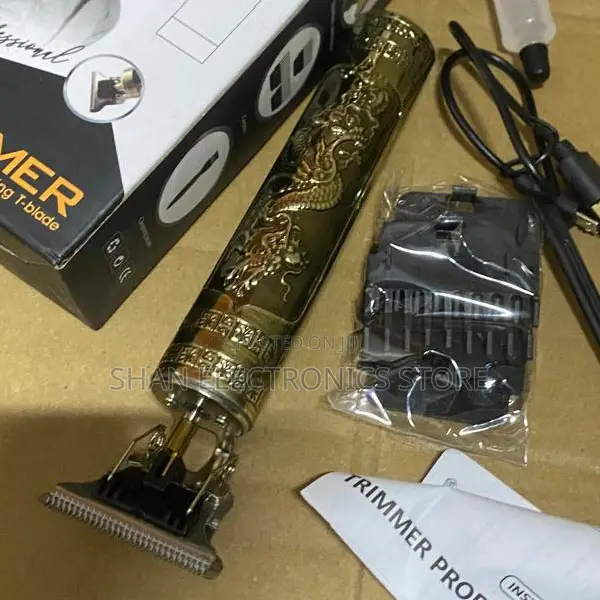 Dragon Monster Rechargeable Metal Hair Clipper-Light Gold